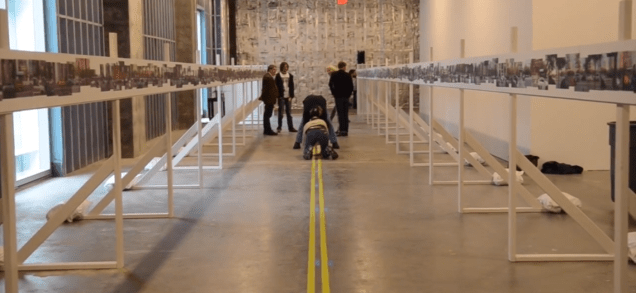 #MomentMile Exhibition Installation Takes Place.