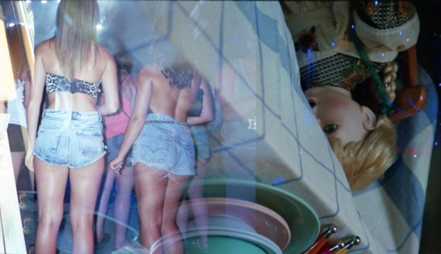 An accidentally double exposed roll of film can provide some fairly serendipitous compositions.