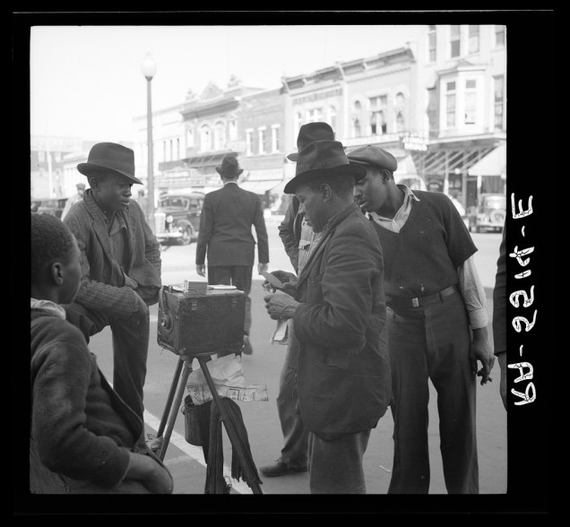 Street photographer. Smithfield, North Carolina. Arthur Rothstein, October 1936.