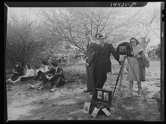 Send your picture home. Cherry Blossom Festival, Washington, D.C. Martha McMillan Roberts, May 1941.